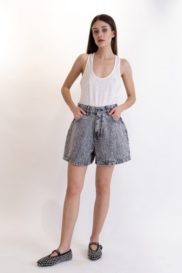 CARLA GREY PEARL SHORT